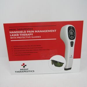 Medic Therapeutics Handheld Pain Management Laser Therapy Device w/ Protective